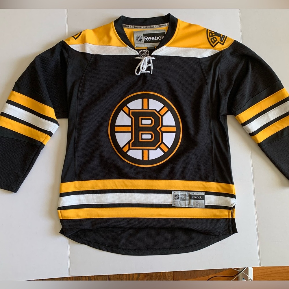 Boston Bruins home jersey, Reebok, black